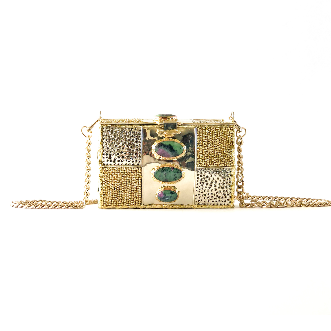 Handcrafted Unakite Bag
