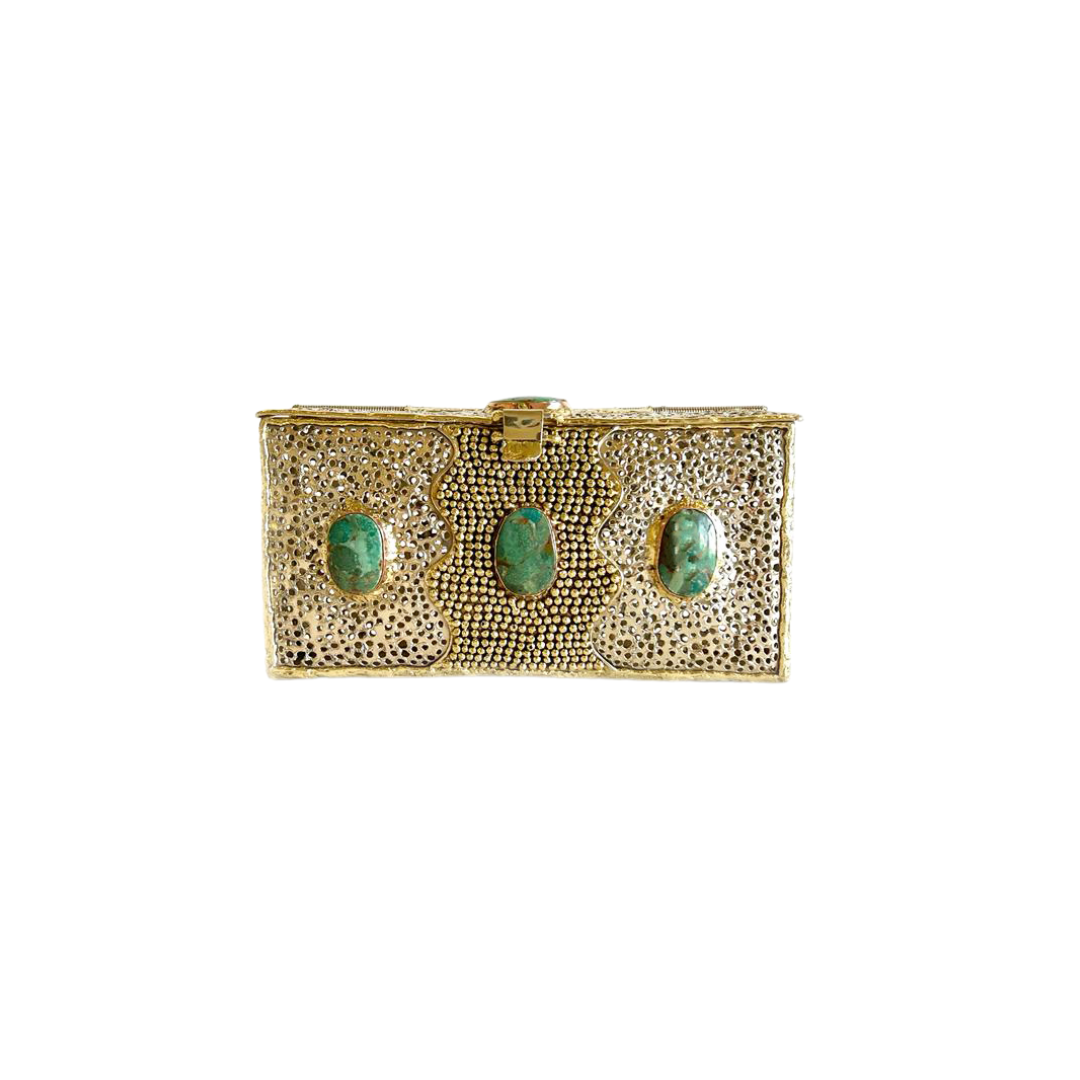 Handcrafted Turquoise Bag