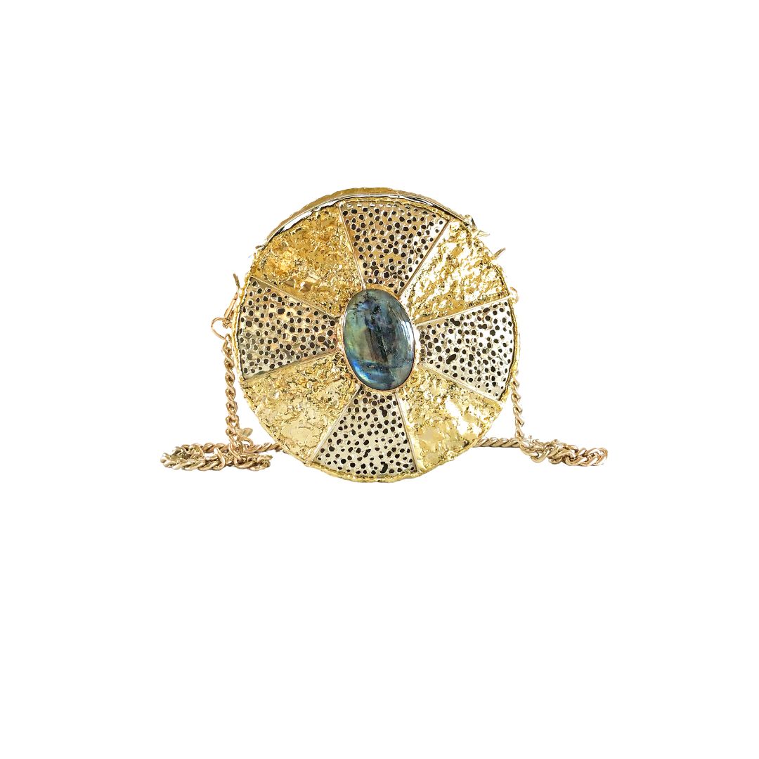 Handcrafted Labradorite Bag