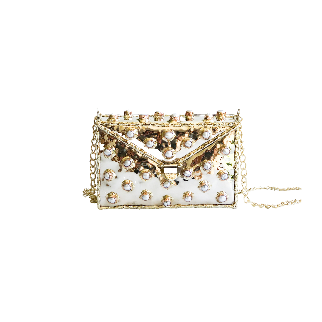 Handcrafted Pearls Bag