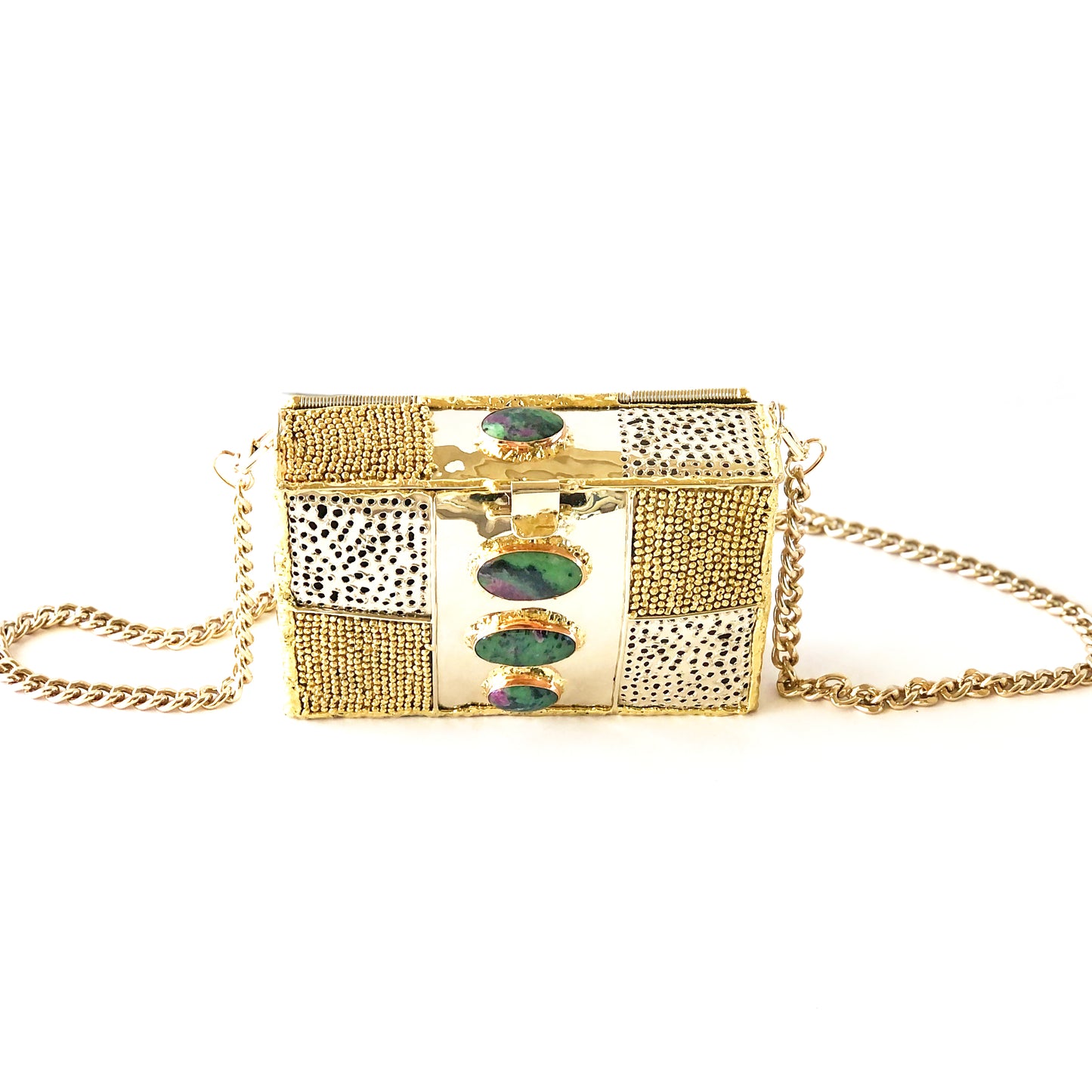 Handcrafted Unakite Bag