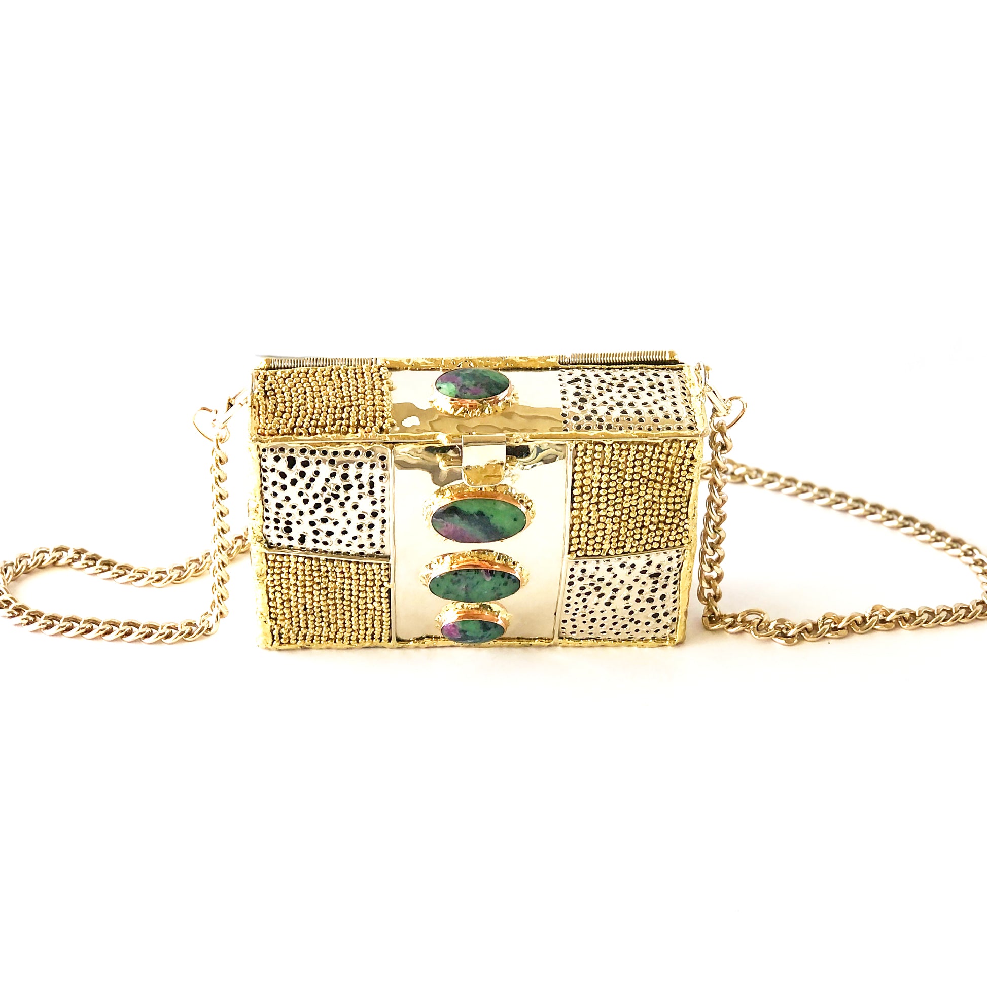 Handcrafted Unakite Bag