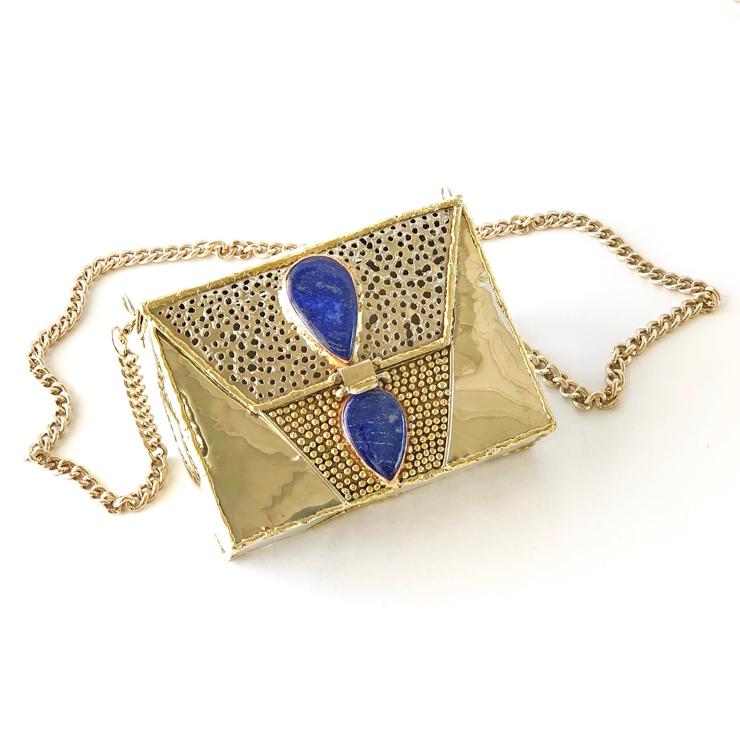 Handcrafted Lapiz Lazuli Bag